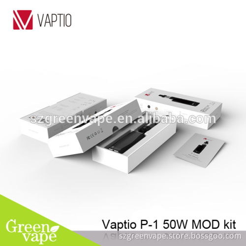 UK best seller 50W vaporizer kit Vaptio 50W mini box mod Vapito p1/P-I starter kits wholesale